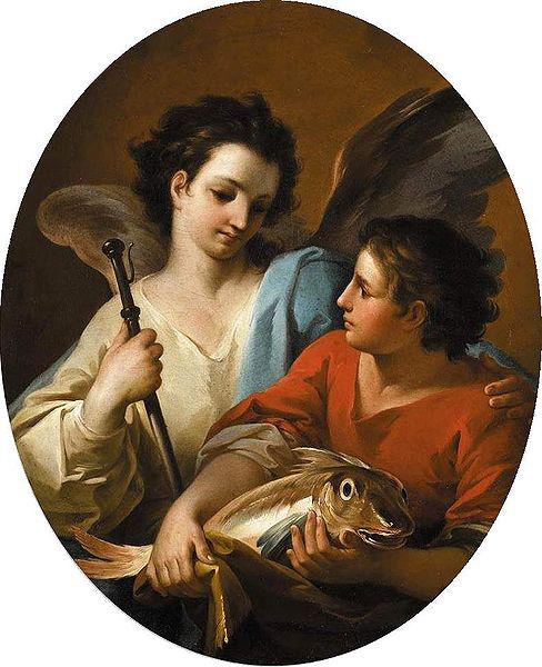 Corrado Giaquinto Tobias and the Angel oil painting image